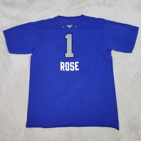 Derrick Rose Shirt Men Medium Blue NBA Eastern Conference All Star Game Team M Cover