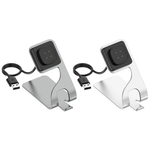 For Fitbit Ace LTE /Versa 4/3/ Sence 1/2 USB Fast Charging Charger Dock Stand - Photo 1 sur 17