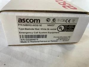 ASCOM BEDSIDE MODULE WHITE 3B SOCKET EMERGENCY CALL SYSTEM TELECARE IP NIBM2-W3S - Picture 1 of 5