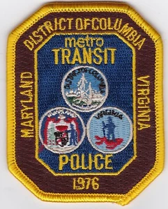 WASHINGTON DC - METRO TRANSIT POLICE - IRON or SEW-ON PATCH - Picture 1 of 1