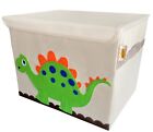 Dinosaur Toy Storage Box Folding with Lid Kids Games Boys Toys Children's Books