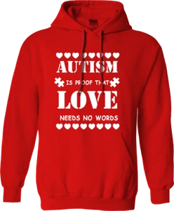 Autism is proof That Love Hoodie Bold Awareness Raise Together Birthday Gifts - Picture 1 of 16