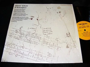 Small Label 20th Century LP ERNST TOCH In Retrospect Crystal Records 1975 Shrnkw - Picture 1 of 1