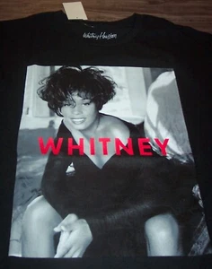 Vintage Style WHITNEY HOUSTON T-Shirt HERREN MEDIUM NEU mit Etikett - Bild 1 von 3