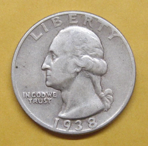 1938 Washington Quarter Take a Look Cover