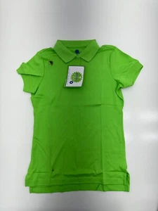 Real School Uniforms Girls Green Polo Short Sleeve Size Medium - Picture 1 of 6