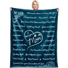 Mothers Day Gifts for Mom Mom Gifts Mom Blanket from Daughter Gifts for Anniv...