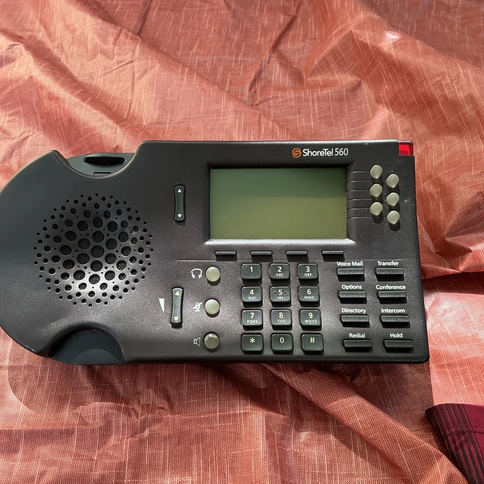 ShoreTel 560 S6 Black IP VoIP Office Desk Phones #OC - Image 1 of 1