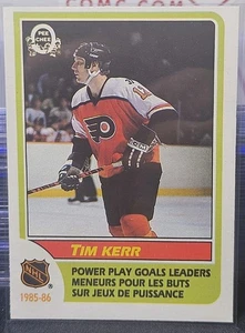 86-87 O-Pee-Chee Tim Kerr Powerplay Goals Leader 🚨🚨🚨 Philadelphia Flyers  - Picture 1 of 2
