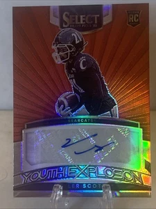 2023 Select Tyler Scott Red Prizm Youth Explosion Rookie Auto RC #YE-TSC BEARS - Picture 1 of 2