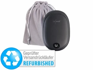 revolt 2in1-USB-Powerbank & 3-Stufen-Handwärmer, 2 A, 10.000 mAh, Display - Bild 1 von 15