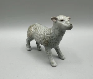 Estatuilla de Oveja Enesco Belén de Pie Gris Cerámica - Imagen 1 de 7