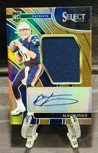 2021 Panini Select MAC JONES Rookie Patch Auto Bronze Prizm #11/49 - Picture 1 of 2