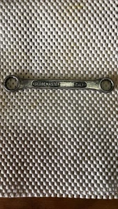Llave de extremo de caja combinada Globemaster vintage hecha en Italia 9/16" x 1/2" 12 piezas - Imagen 1 de 5