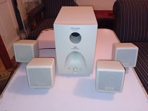 Microlab M-800 Subwoofer + 4x Satellite Speakers Home Theater System Stereo Hifi - Picture 1 of 13