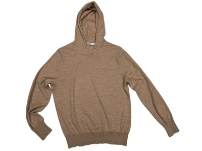 Peter Millar Crown Crafted Excursionist Flex Popover Hoodie Summer Dunes M - Image 1 of 4
