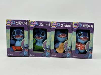 NEW SET OF 4 Micro Teenies Disney Stitch Mini Plush 3" Toys - Image 1 of 4