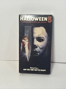Halloween 5: The Revenge of Michael Myers (VHS, 1989) Cult Classic Horror Movie - Picture 1 of 6