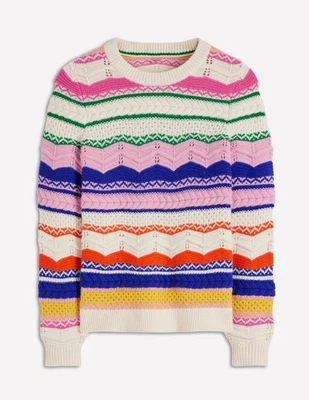 Suéter Boden Fair Isle Texturizado Multi Nuevo Con Etiquetas Nuevo M Foto 1 de 4