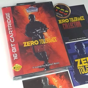 ZERO TOLERANCE ORIGINS + Cards Strictly Limited Games MEGADRIVE & US GENESIS NEW - Imagen 1 de 10