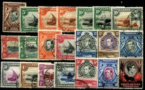 BRITSH KUT 1938-54 KGVI PICTORIALS TO £1 SG131/50b FU - Picture 1 of 1