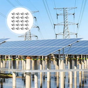 Clips de cable para paneles fotovoltaicos de 30 piezas para una gestión confiable de cables - Imagen 1 de 12