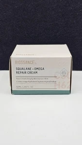 Crema reparadora BIOSSANCE escualano + Omega (50 ML/1,69 fl oz) nueva en caja - Imagen 1 de 5