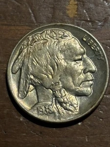 1938 D/D Buffalo Nickel Choice Great Eye Appeal Dbl D Error - Picture 1 of 6
