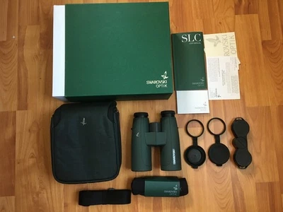 Swarovski SLC 8x42 HD Binoculars with Field Bag Pro Green - New in Box - Image 1 of 4