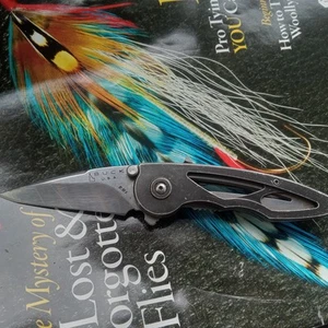 BUCK RUSH 291 Knife Made In USA 2004 A/O Tactical Liner Lock Safety ATS-34 Steel - Picture 1 of 4