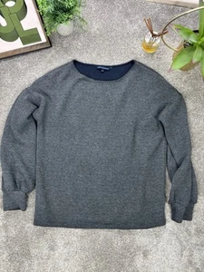 French Connection Sweatshirt Boat Neck Grey Women’s Medium Viscose Blend Classic - Picture 1 of 8