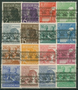 Bizone 1948 II. Kontrollratsausgabe mit Bandaufdruck 36/51 I mit Falz - Imagen 1 de 1
