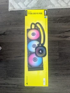 CPU liquide Corsair iCUE Link Titan 360 RX RGB noir froid CW-9061018-WW - Photo 1/6