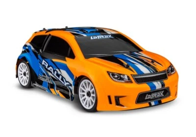 Traxxas Latrax Ford Fiesta ST Replica 4WD Rally OrangeX 1/18 Scale Ready-To-Race - Image 1 of 4