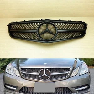 For Benz W207 C207 E-Class 10~13 Coupe/Convertible Full Mist Black Front Grille - Bild 1 von 6