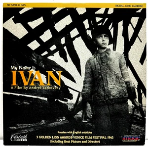 My Name Is Ivan 1992 Laserdisc Andrei Tarkovsky Russian Black & White - Picture 1 of 4