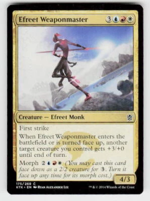 Khans of Tarkir #175 Efreet Weaponmaster - Image 1 of 2