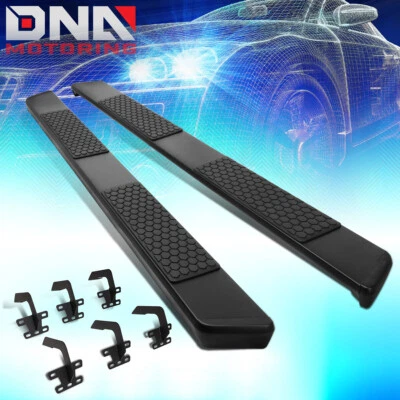 Para Ram 1500 2019-2022 cabina y media 5,5" OD escalón lateral barra Nerf estribo negro Foto 1 de 4