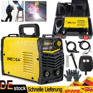 Schweißgerät Elektroden Inverter MMA-250 Elektrodenschweißgerät Set Schweißer - Bild 1 von 12