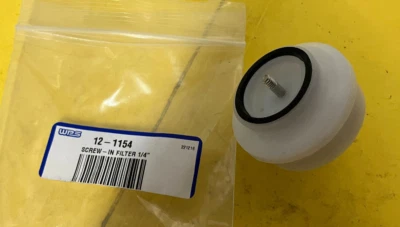 WPS HD HR Screw-In Snowmobile Fuel Filter 1/4" PN 12-1154 for Tillotson, Walbro - Image 1 of 3