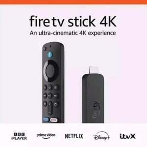 Amazon Fire Stick 4K Ultra HD 8 GB Wi-Fi 6 Alexa Voice Remote 2nd Gen 2024 - UK - Picture 1 of 5
