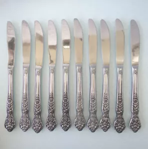 2 hermosos cuchillos de cena Versailles MSI Japón vajilla de acero inoxidable - Imagen 1 de 12