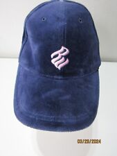 Rocawear  Cap Velour Adult Hat Soft Blue/Pink Strap Y2K
