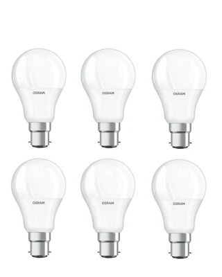 6 x Osram LED 8.5W TruWave A60 BC B22D  Bulbs Globes Daylight 6500K  806 lumen - Image 1 of 3