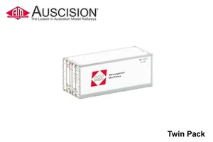 Auscision (CON-174) Messageries Maritimes 20' Container - HO Scale Twin Pack - Picture 1 of 1