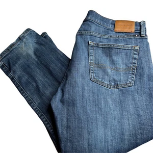 Lucky Brand 221 Straight Jeans 40 x 30 Mid-Rise Clean Look Blokecore - Picture 1 of 12