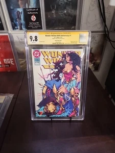 Wonder Woman 80th Anniversary #1 CGC 9.8 Signed Rose Besch  - Picture 1 of 1