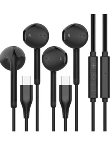 2pacs Brand New - iPhone 16 15 USB-C Earbud Headphones Wired - Picture 1 of 8