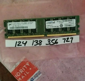 1GB PC DDR1 DDR PC2700 DDR-333 2700 333 184PIN NON-ECC INTEL DESKTOP MEMORY RAM - Picture 1 of 1