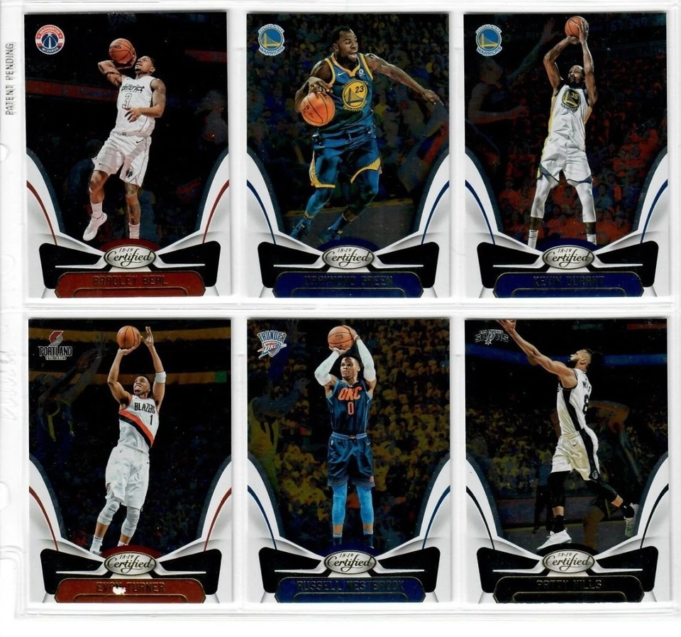 2018 19 Panini Certified Base You Pick DURANT GIANNIS TATUM MITCHELL LEBRON ++++ - Image 1 of 1